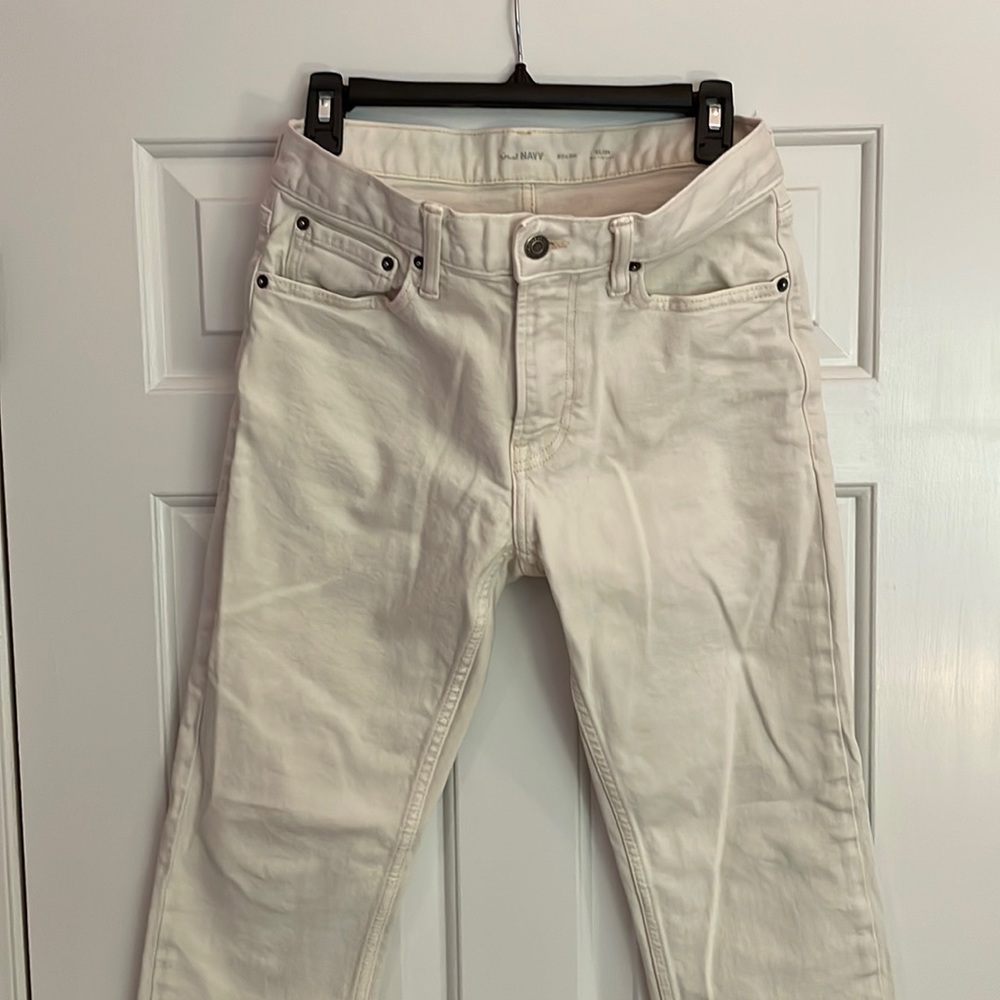 Clean Off-White Jeans